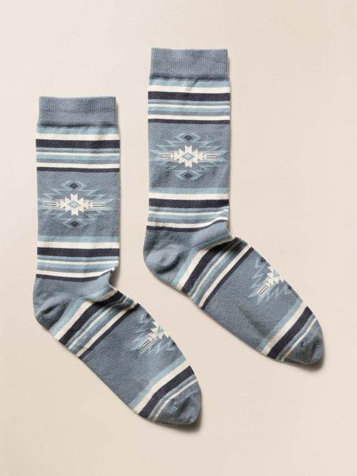 Native Sock - Water Star Serape