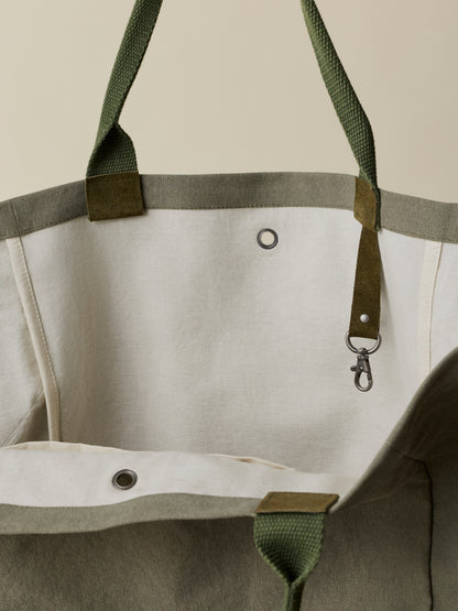 Sunwashed Canvas Utility Bag - Olive