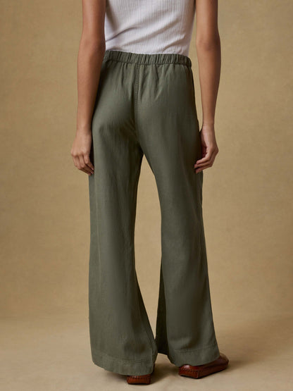 Topanga Drape Pant - Thyme