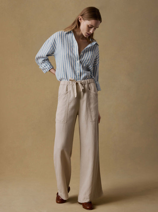 Topanga Drape Pant - Wheaten