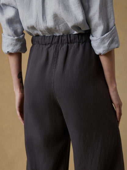 Topanga Drape Pant - Washed Black