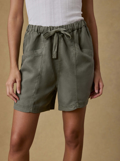 Topanga Drape Short - Thyme