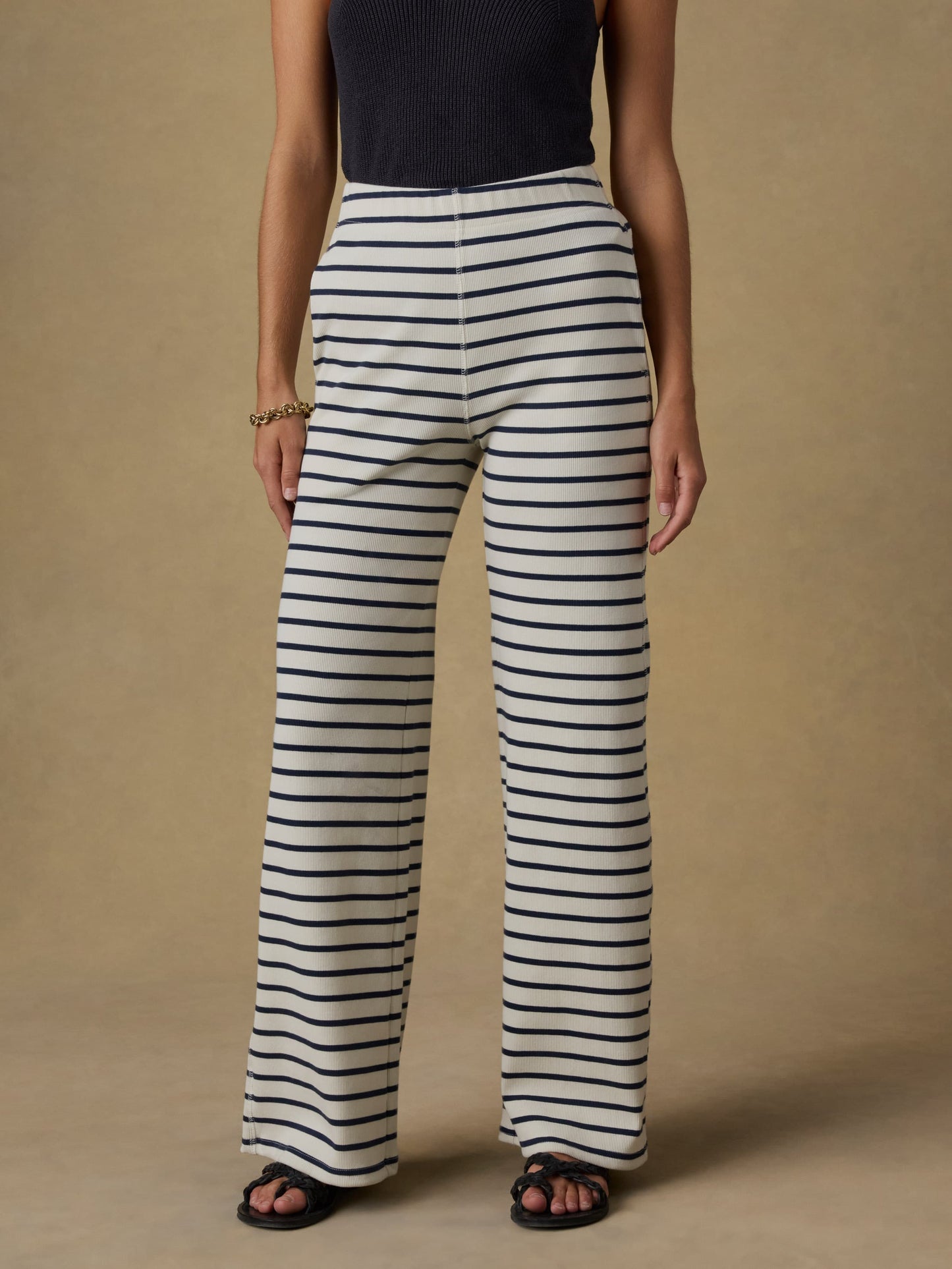 Surfside Rib Pant - Salt Air Stripe