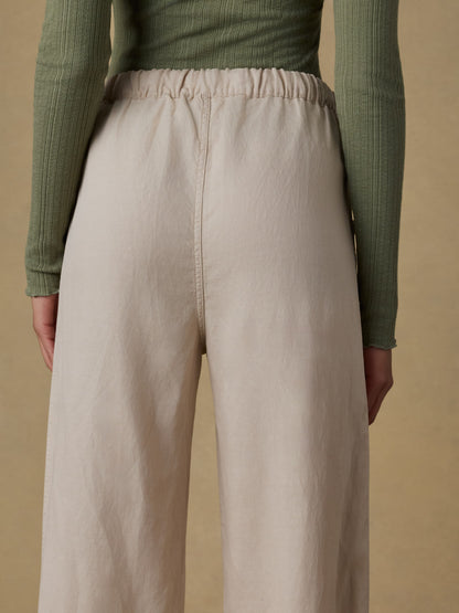 Topanga Drape Ankle Pant - Wheaten