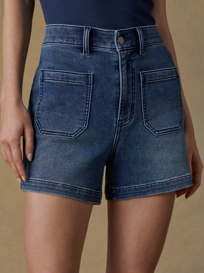 Stretch Terry Patch Pocket Short - Riverton