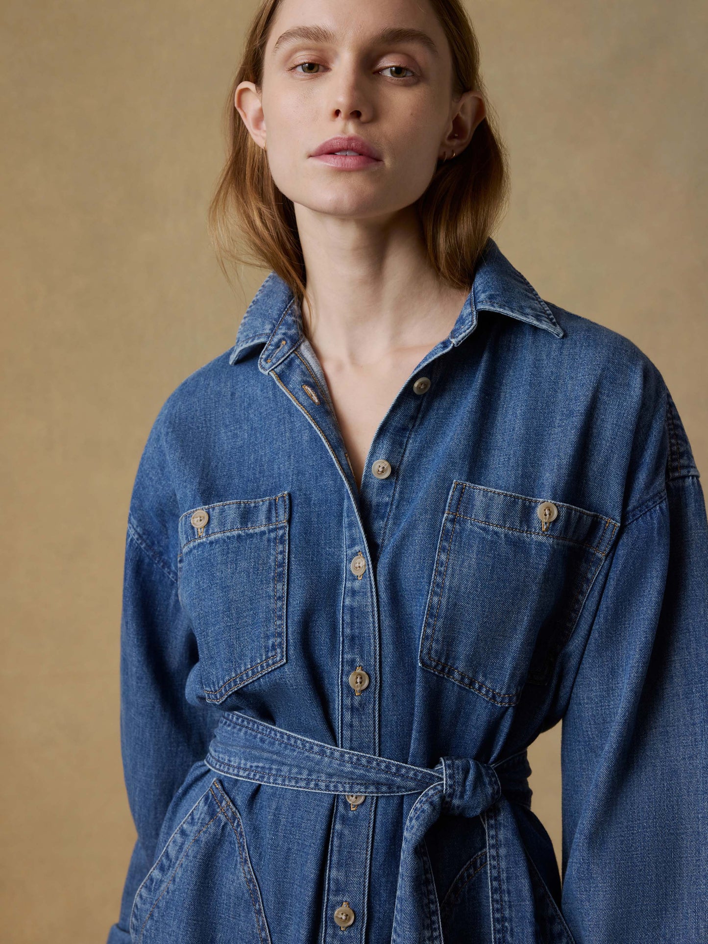 Sunfair Denim Cleo Shirtdress - Beacon Hill Wash