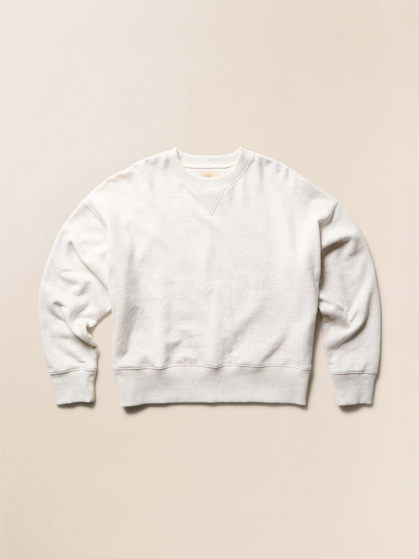 High Standard Fleece Vintage Crewneck - Ice Grey Heather