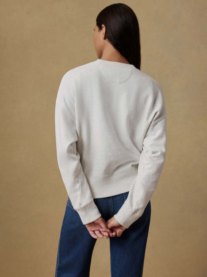 High Standard Fleece Vintage Crewneck - Ice Grey Heather