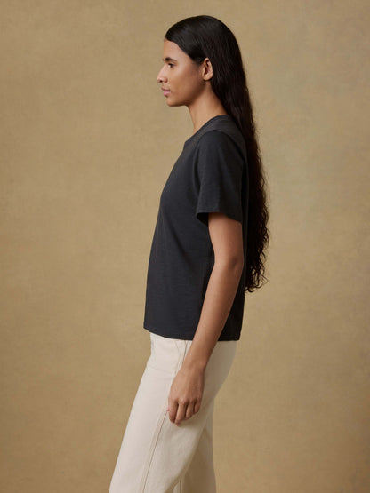 Sunwashed Regenerative Tee - Washed Black