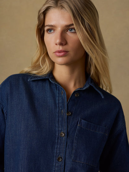 Sunfair Denim Shirt - Dark Sea Wash