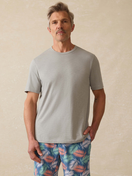 Sunwashed Regenerative Tee - Lakeshore Grey
