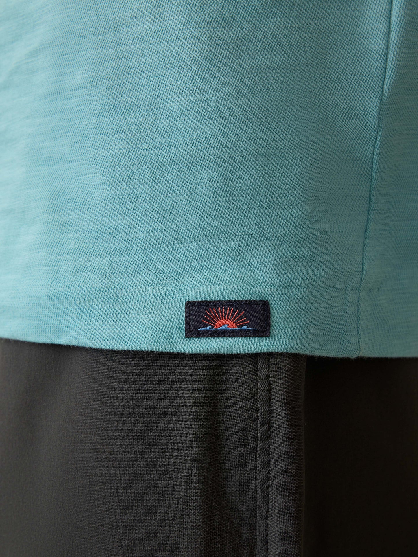 Sunwashed Regenerative Tee - Teal Sea