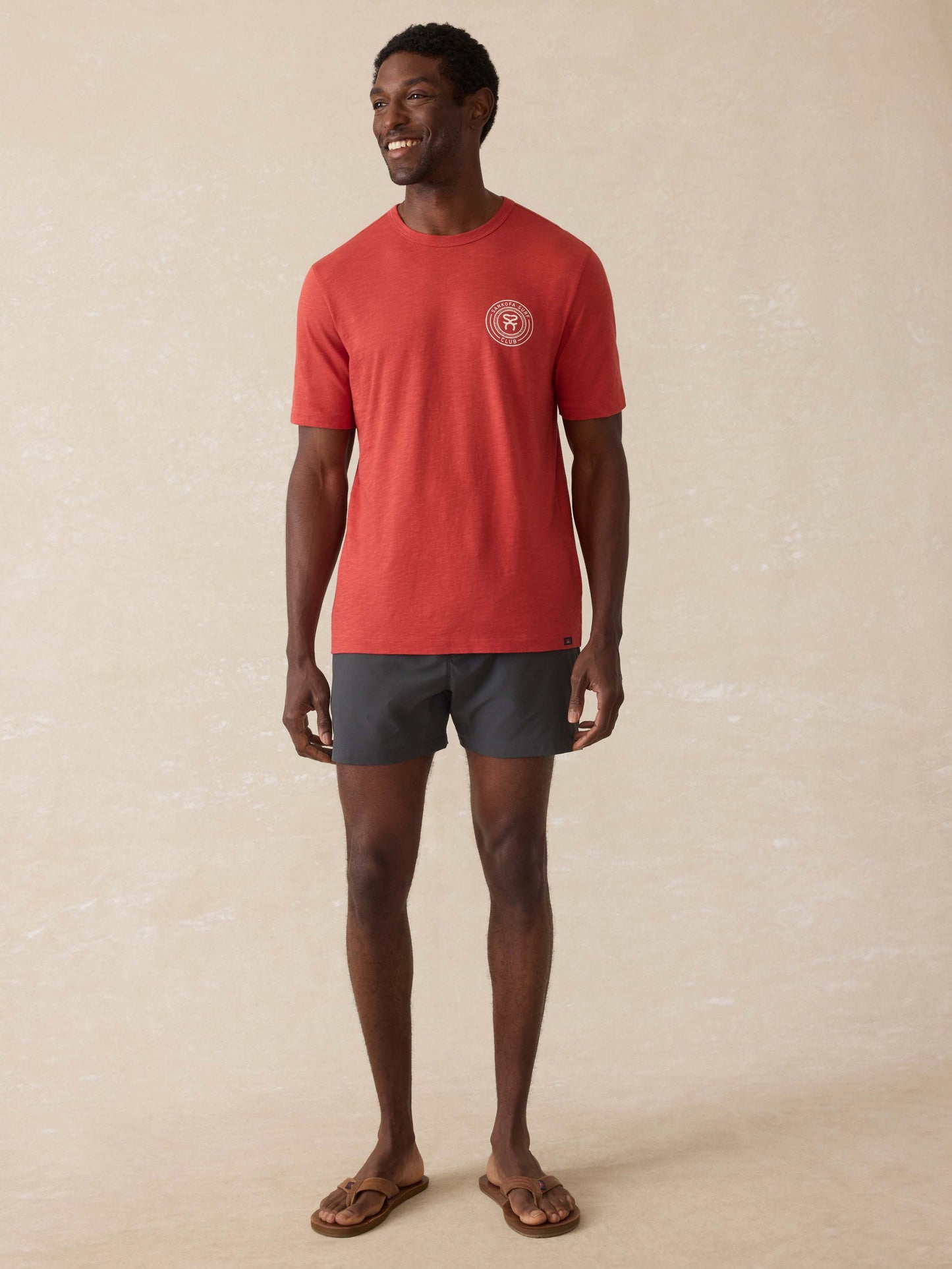 Surf Ghana Short-Sleeve Logo Graphic Tee - Cavern Clay
