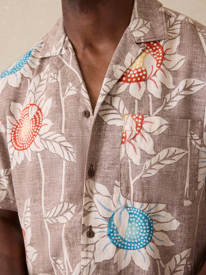 Short-Sleeve Breeze Camp Shirt - Sunseeker Blossom