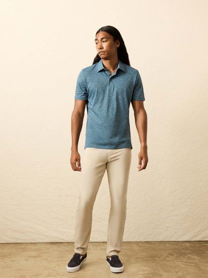 Short-Sleeve Movement™ Pique Polo - Eastern Sky Blossom