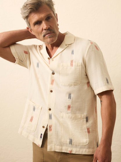 Short-Sleeve Ikat Shirt - Cedar Lake Ikat