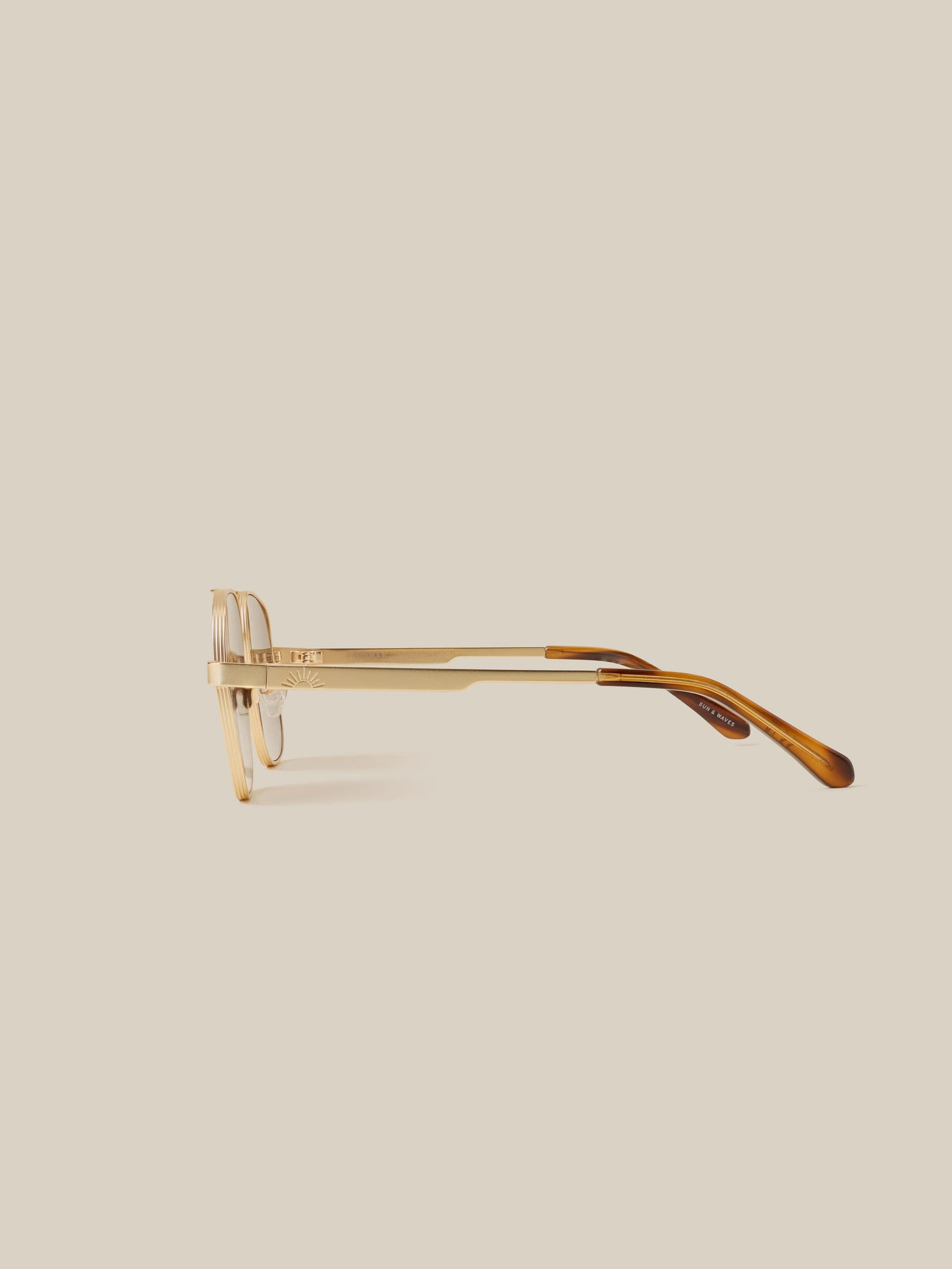 Waverly Sunglasses - Satin Gold
