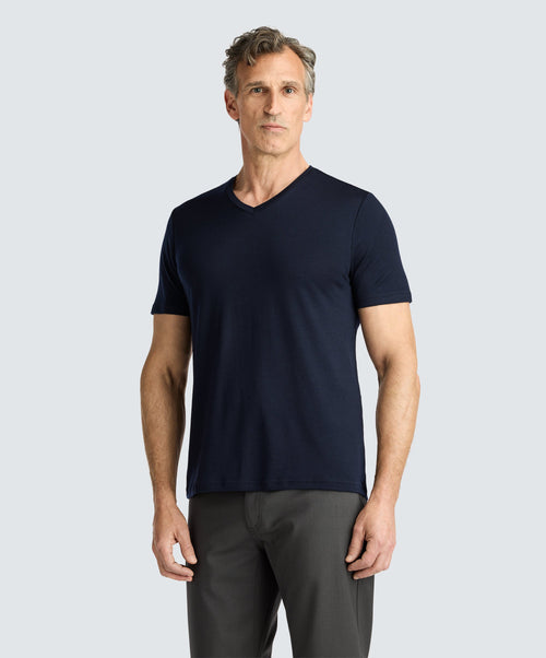 Men's Tall Merino V-Neck T-Shirt