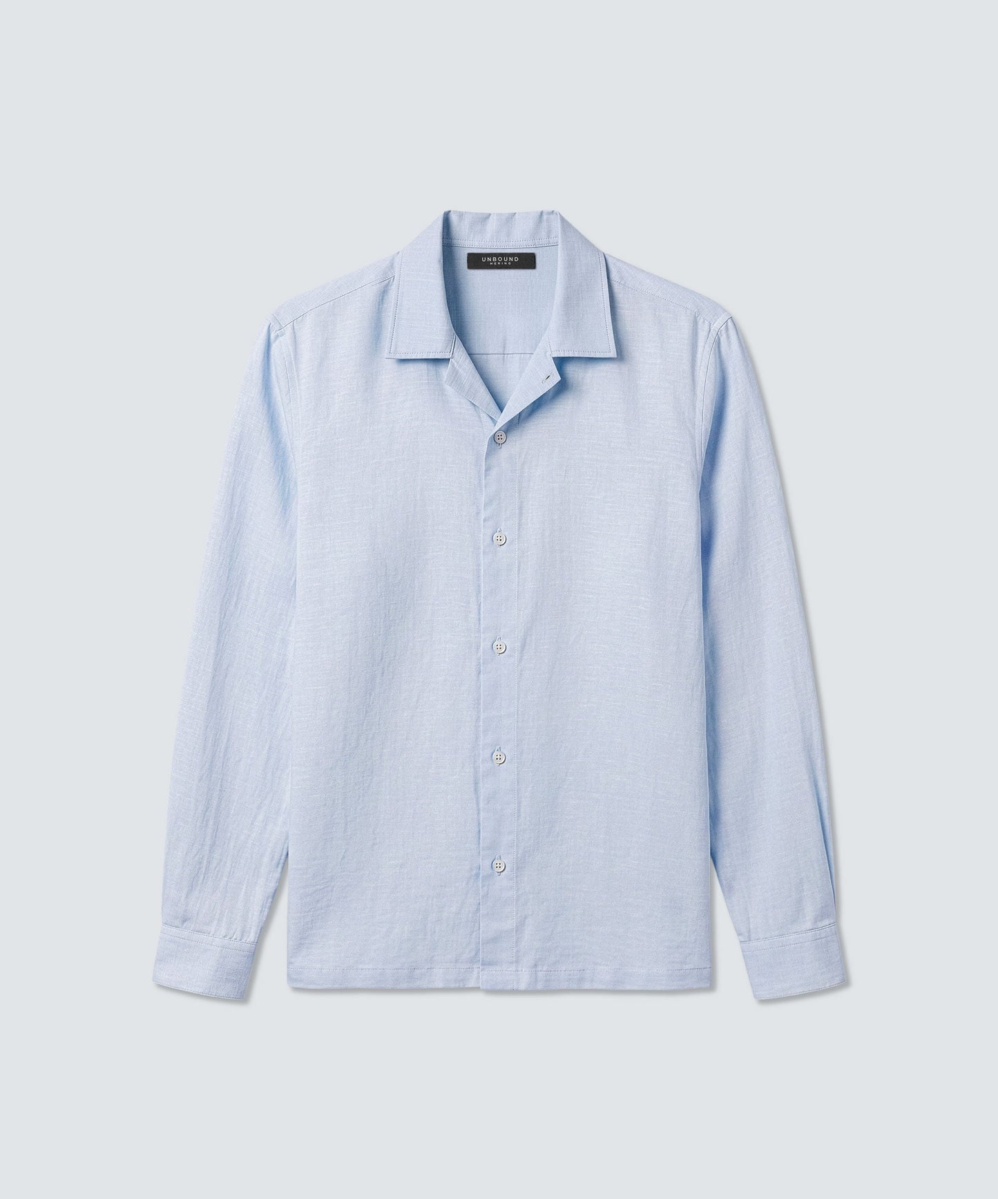 Men's Merino Linen Button-Up