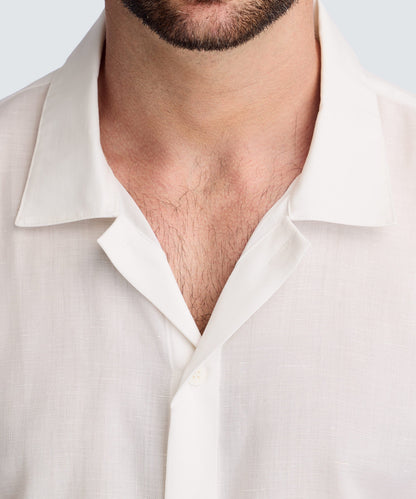 Men's Merino Linen Tropical Shirt