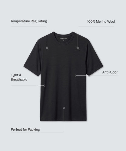 Men's Ultrafine Merino Sleep Crew