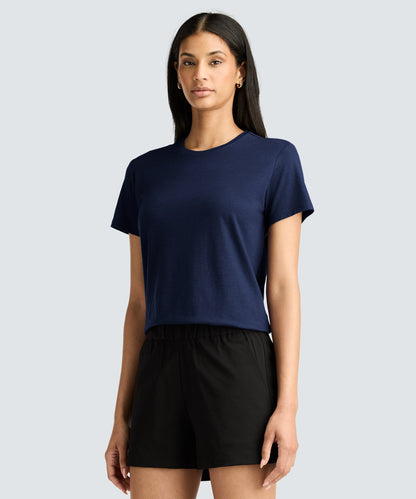 Women's Merino Crew Neck T-Shirt