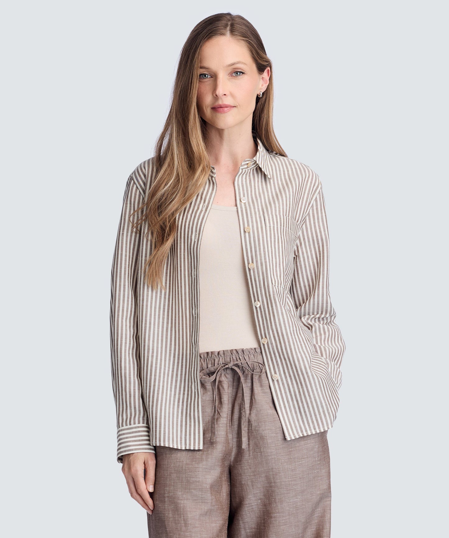 Women's Merino Linen Shirt