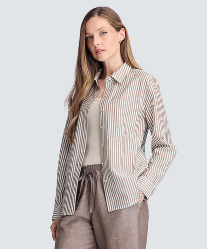 Women's Merino Linen Shirt
