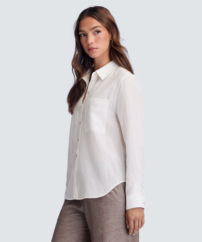 Women's Merino Linen Shirt