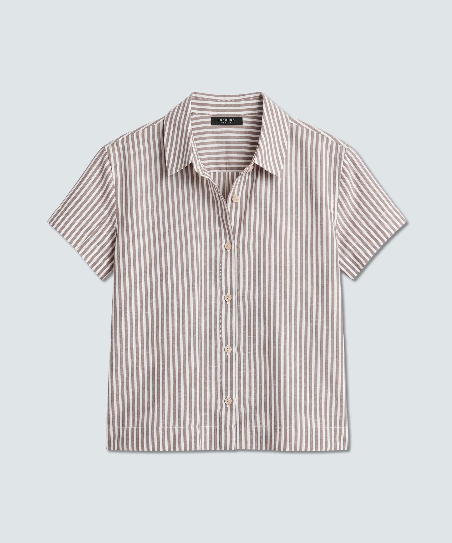 Women's Merino Linen Short Sleeve Shirt