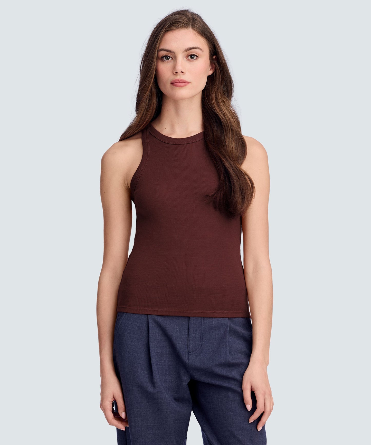 Women's Merino Rib Racer Tank