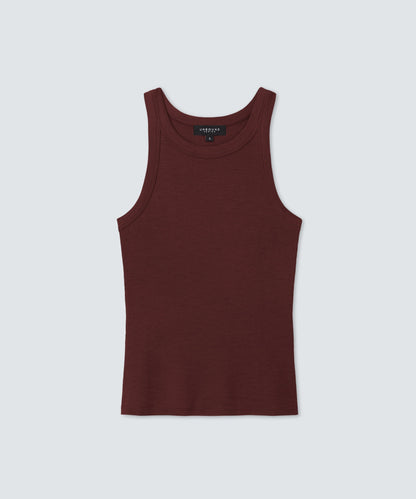 Women's Merino Rib Racer Tank