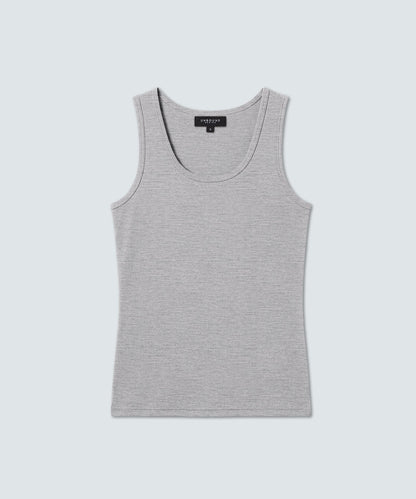 Women's Merino Rib Scoop Neck Tank