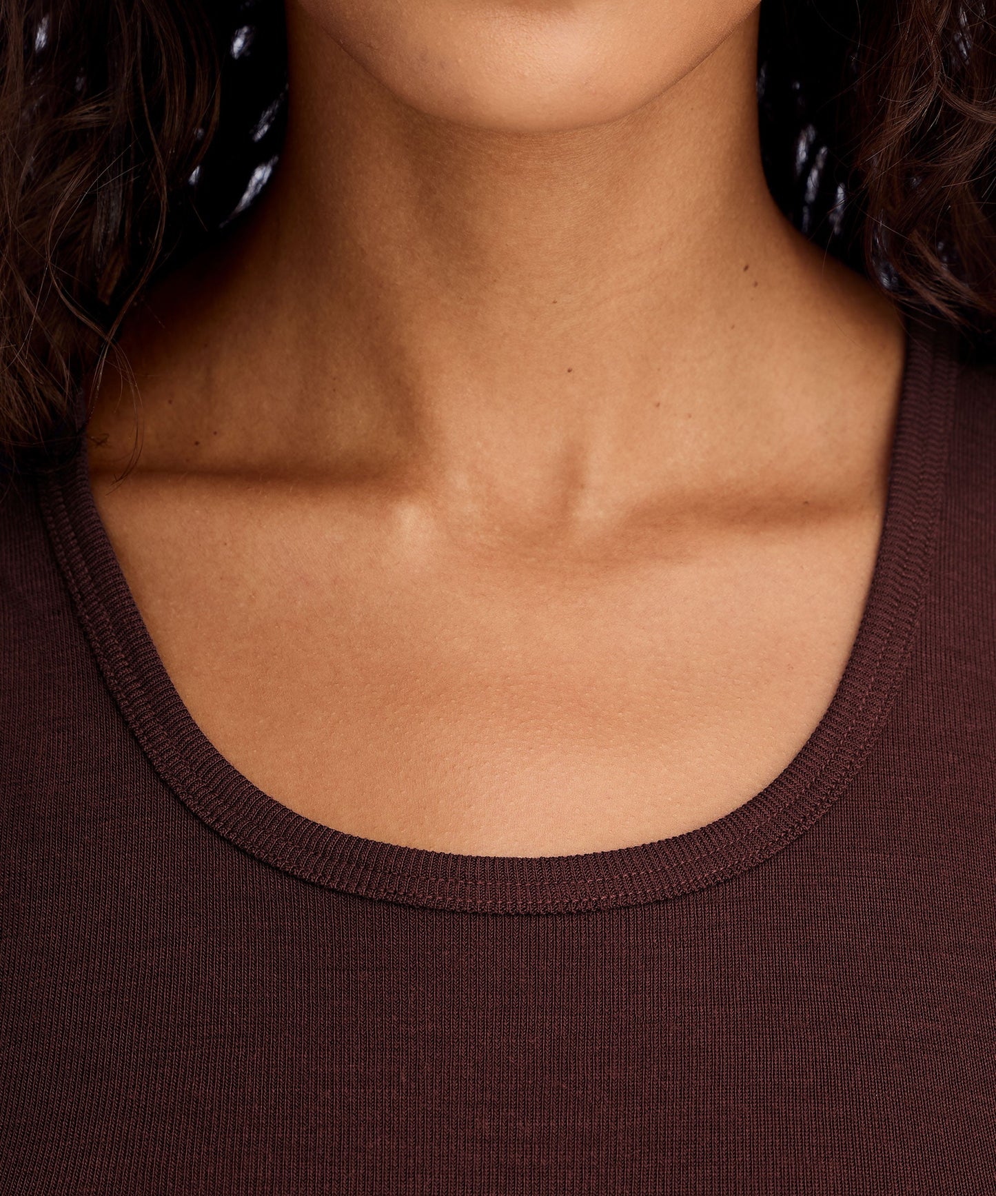 Women's Merino Rib Scoop Neck Tank