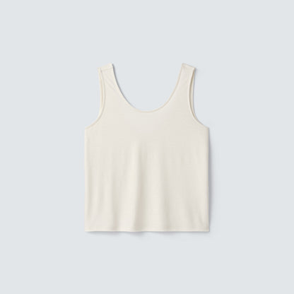Women's Relaxed Merino Scoop Neck Tank