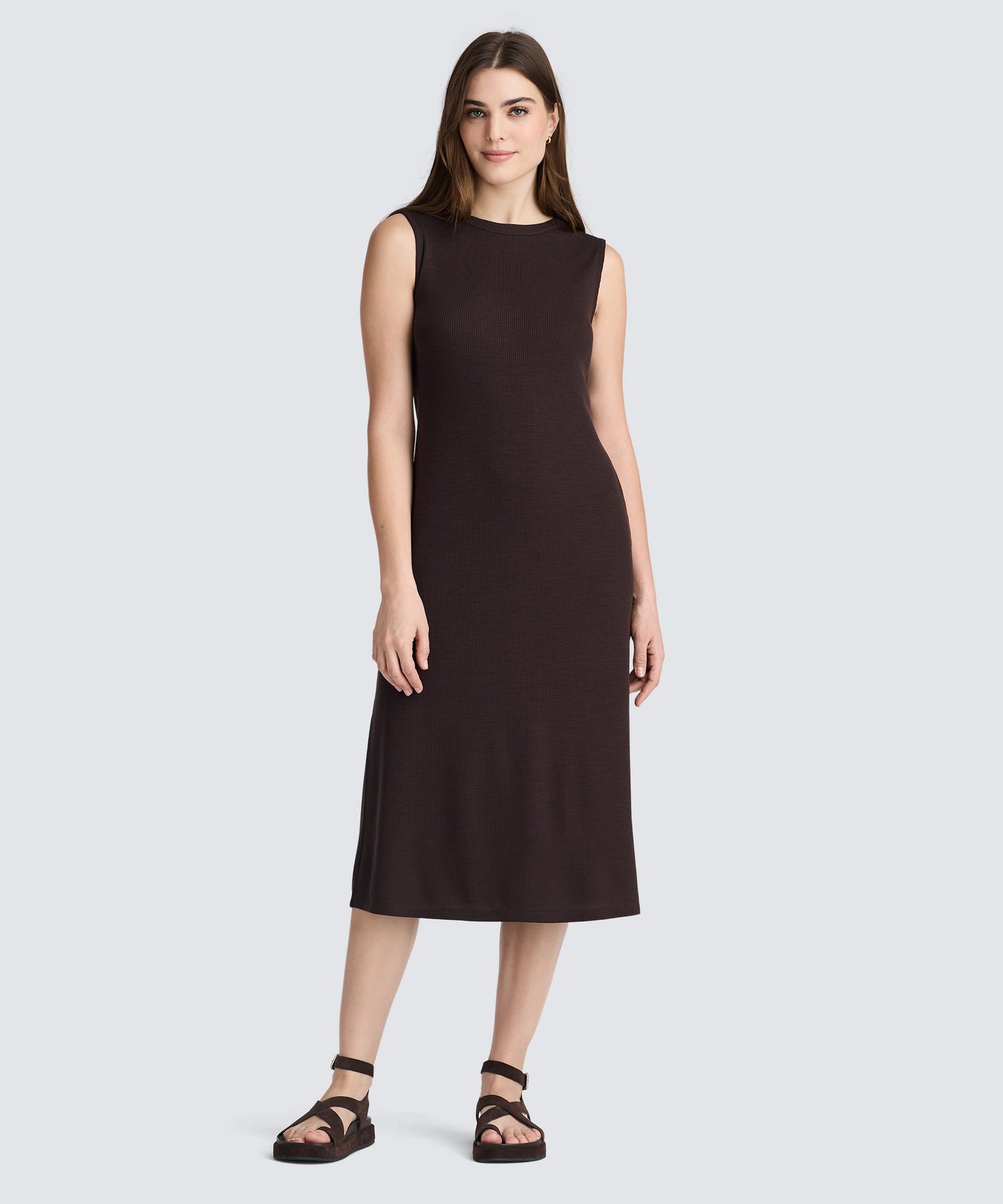 Women's Rib Merino Sleeveless Dress