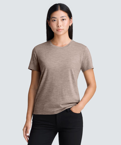 Women's Merino Crew Neck T-Shirt