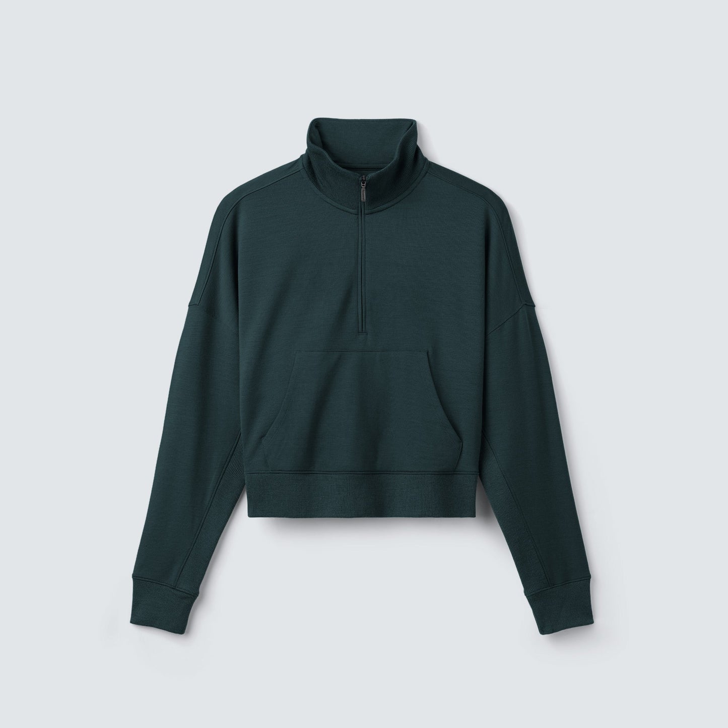 Women's Merino Cropped Quarter Zip