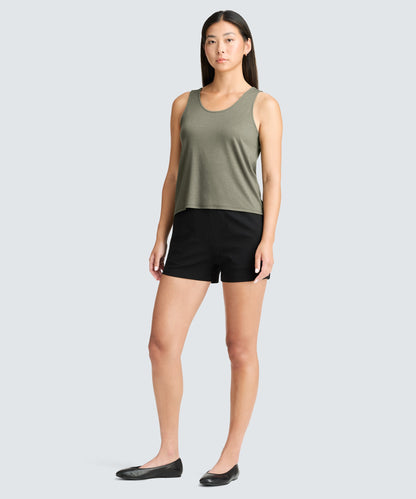 Women's Relaxed Merino Scoop Neck Tank