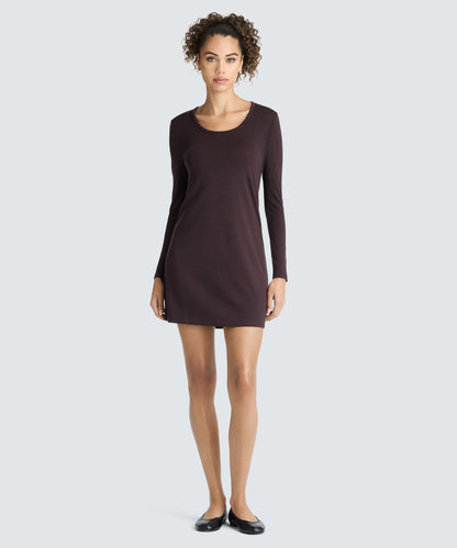 Women's Mini Merino Long Sleeve Dress