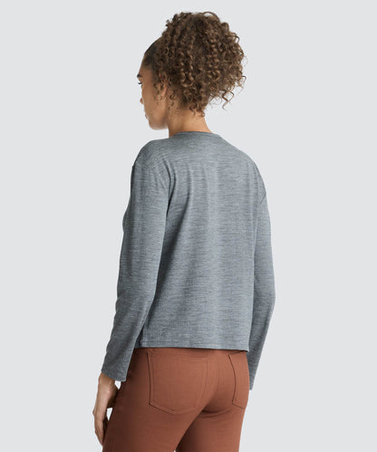 Women's Relaxed Long Sleeve Merino Crew