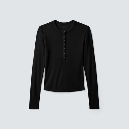 Women's Merino Rib Henley
