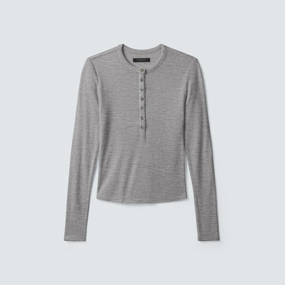 Women's Merino Rib Henley