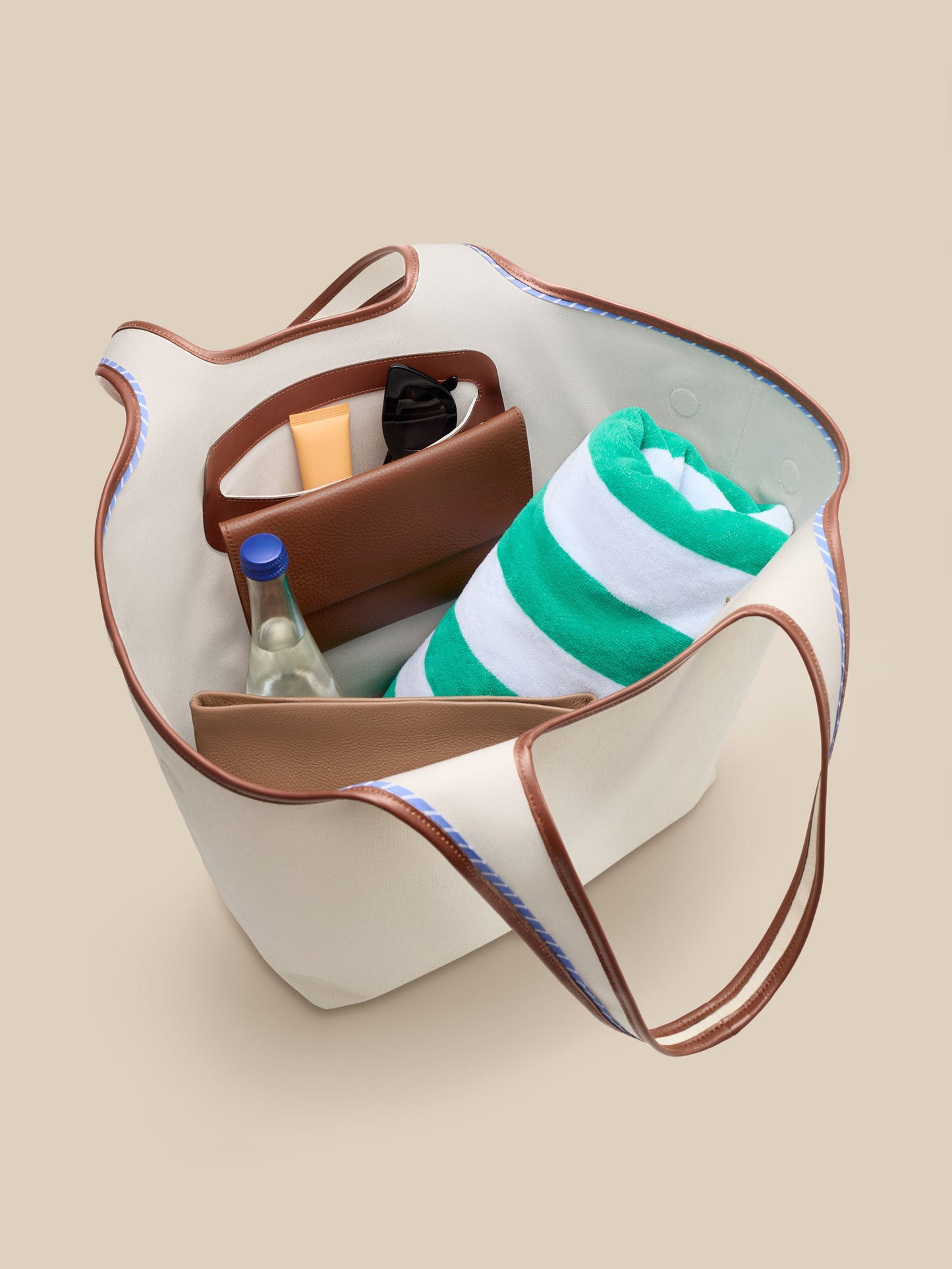 Cuyana For Faherty Oversized Canvas System Tote - Natural