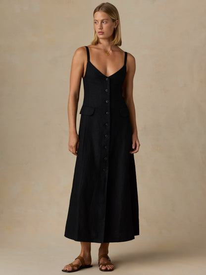 Sun Strider Milo Dress - Black