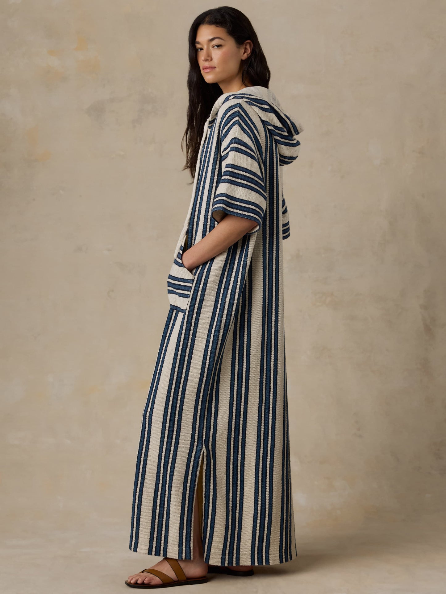 Baja Maxi Dress - Kingfisher Stripe