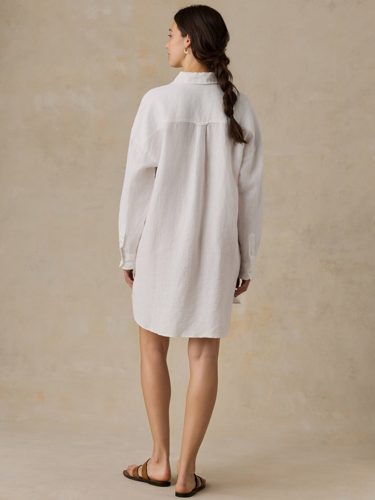 Laguna Linen Kova Shirtdress - White