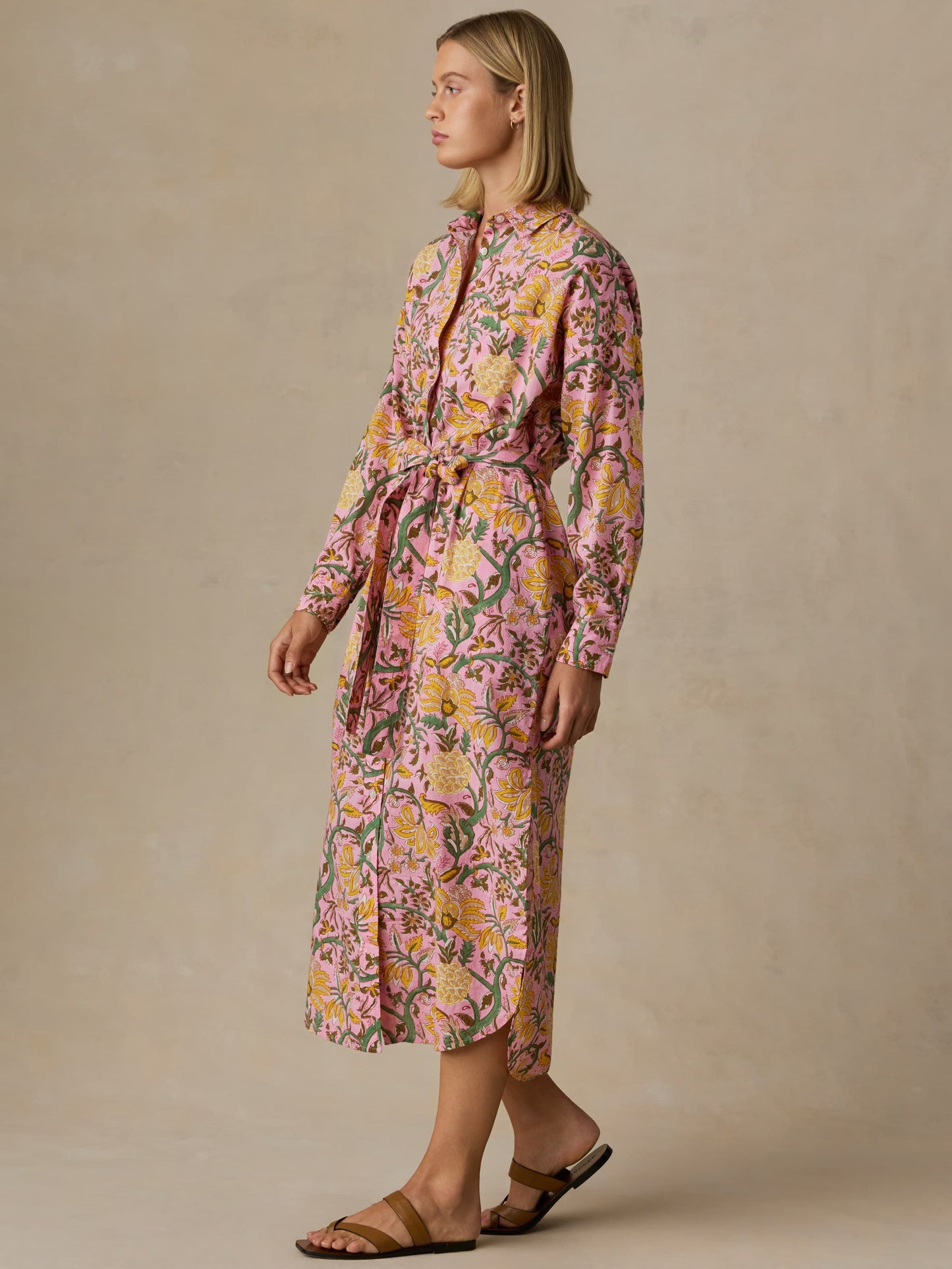 Voile Rio Shirtdress - Blossom Serenade