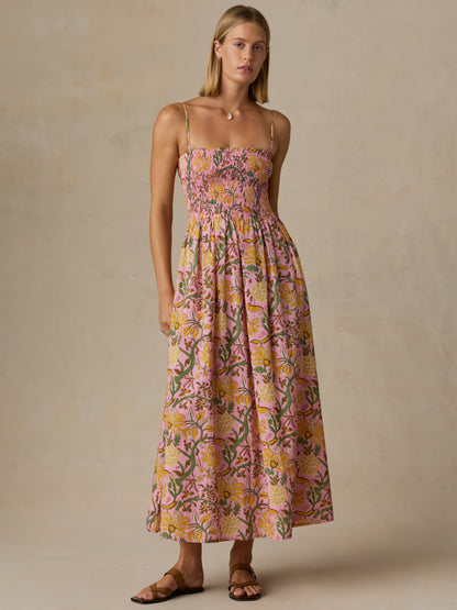 Voile Lucia Dress - Blossom Serenade