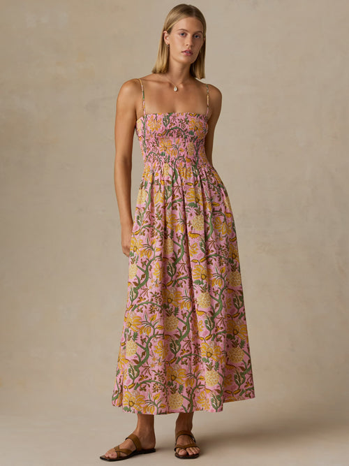 Voile Lucia Dress - Blossom Serenade